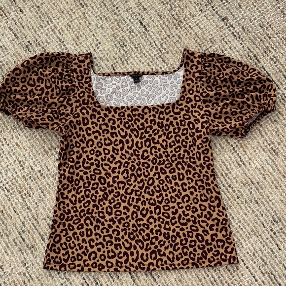 Ann Taylor Animal Print Top - Picture 1 of 5